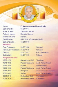 Biography of Fr. Jacob